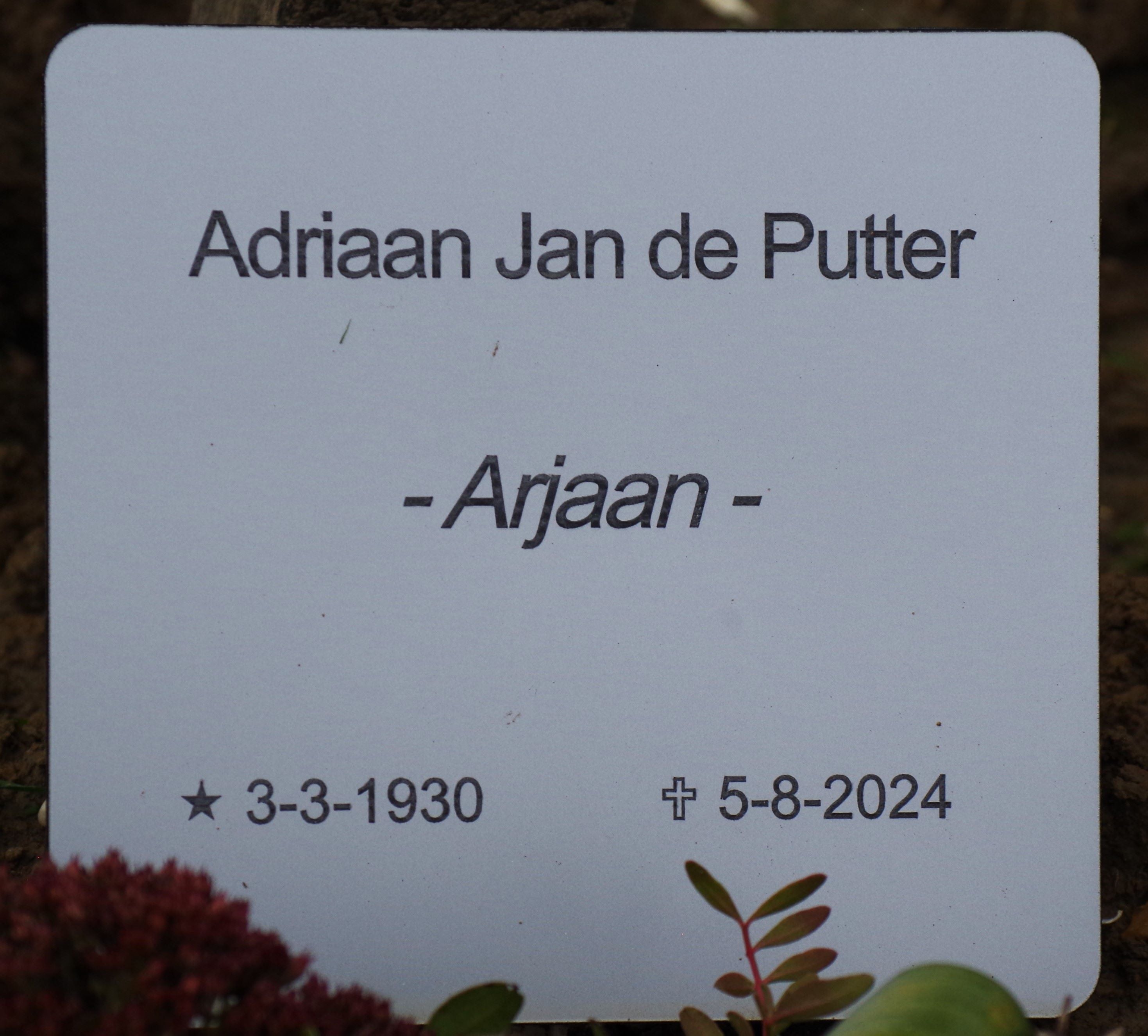 Adriaan Jan de Putter